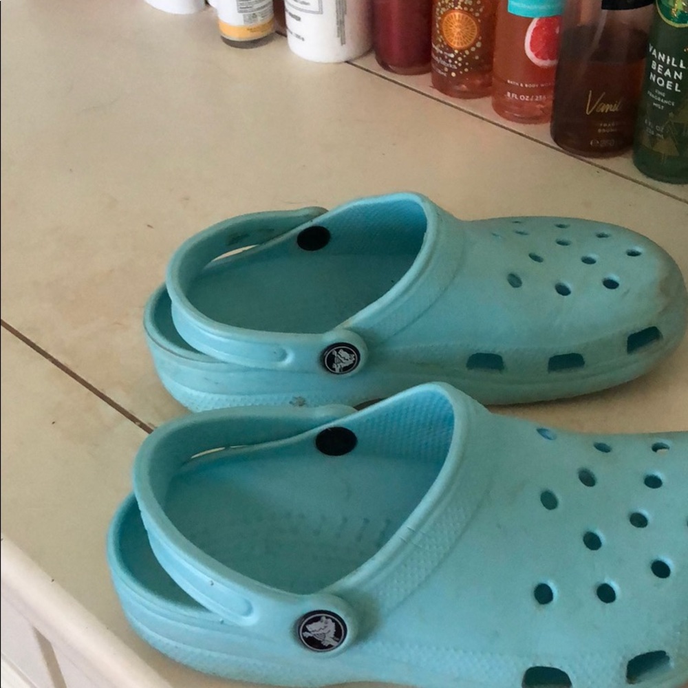 Blue Crocs